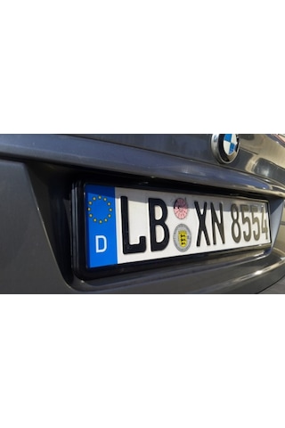 Ubak Yönetmeliğine Uygun . Parlak Siyah Plakalık 2 Adet 228108617