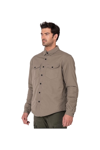 Thebikerjeans Eagle Beige Korumalı Motosiklet Gömleği Erkek