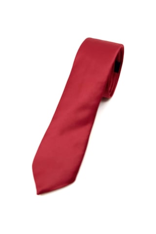 Morven Erkek Bordo Basic Düz Kravat Bordo