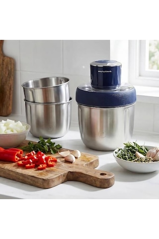 Morphy Richards MBC-FCB2E Çok Amaçlı 3 Kaseli Doğrayıcı