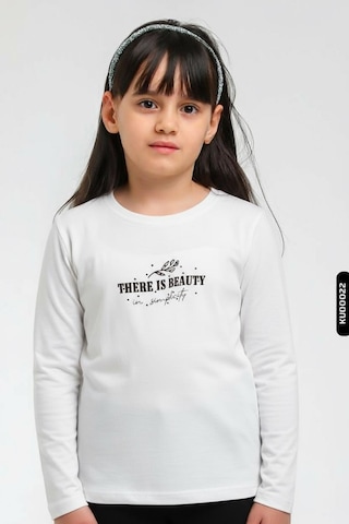 Xo Kids Kız Çocuk Sweatshirt 8-14 Yaş 39329 Ekru - Kahverengi