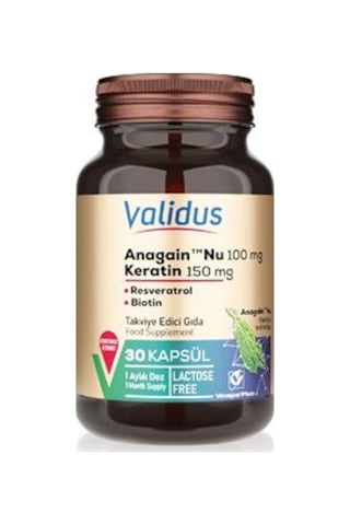 Validus Anagain Nu 100 Mg 30 Kapsül