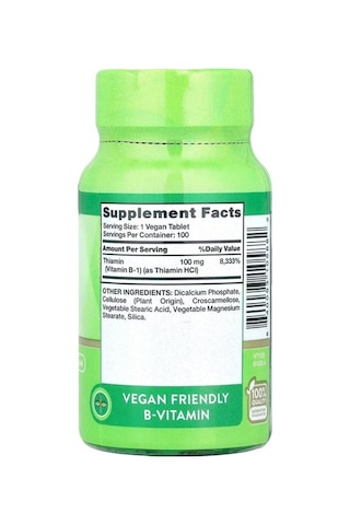 B-1 100 Mg 100 100 Tablets