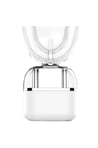 Mufunye Yetişkinler Ve Çocuklar İçin Kablosuz Şarjlı Akıllı Ses Dalgalı U Şekilli Silikon Diş Fırçası