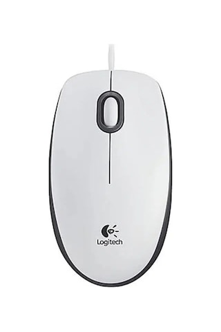 Logıtech M100 Usb Kablolu Mouse Beyaz 910-006764 Lazer