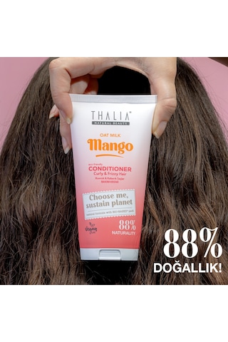 Thalia Yulaf Sütü & Mango Özlü Kıvırcık & Kabarık Saçlara Özel Bakım Kremi 250 ML