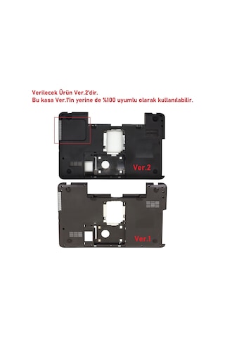 Toshiba Satellite C855-1hm Alt Kasa Siyah V2-v1
