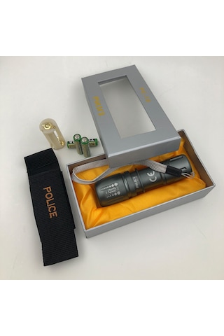 Police Pc-18 Cree Led Pilli El Feneri Siyah