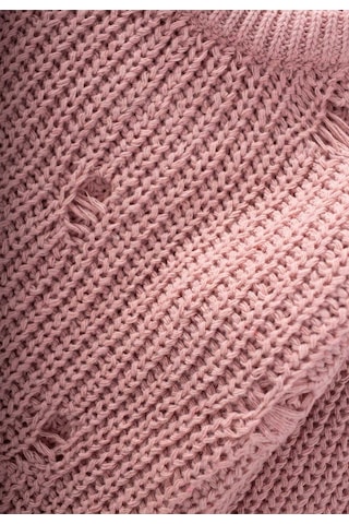 Cigit Selanik Triko Kazak 2-8 Yaş Pudra Pembe Pudra Pembe Pudra
