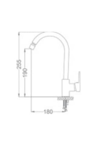 Gms Zirve Mix Kuğu Eviye Mutfak Bataryası Zrv102.Joystick Uç