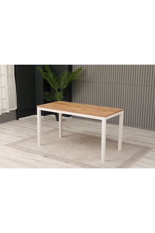 Sehpol Yemek Masası 140-70/75 Beyaz-atlantik Çam