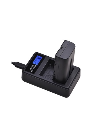 Cbtx Sony Np-fm500h / Np-fm50 / Np-f550 Uyumlu F550 Akıllı Lcd Ekran Kamera Şarj Cihazı Usb Kablosu Çift Yürüyüş Şarj Cihazı