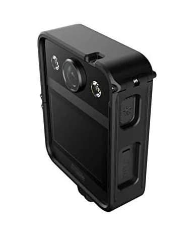 A20 4k Vücut Kamerası Güvenlik Ekipmanı Ip65 Led Flaş 150 Hareket Algılama 240fps Ağır Çekim 2650mah 2.33' Dokunmatik Ekran 16mp Siyah