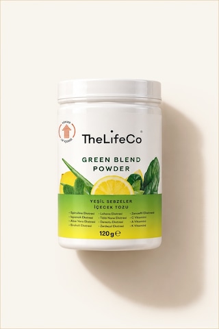 Thelifeco Green Blend Yeşil Sebzeler İçecek Tozu 120 G