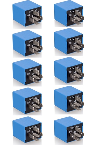 10 Adet Titreyen Korna Rölesi Korna Titretici Röle Saydırıcı 12V