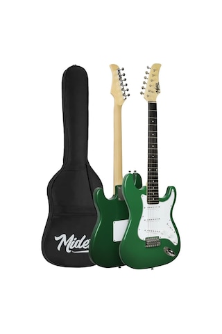 Midex Age-80gr Amfili Full Elektro Gitar Seti 4/4 Yetişkin 39 İnç Green