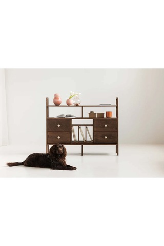 Woodesk Fuerte, Ahşap, Dolap Ve Konsol, 140x115, Ceviz Renk