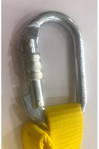 Emniyet Kemeri Halatı D Karabinalı Sfh-4 1.2 Mt. Sari