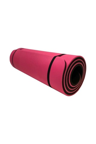 Yoga Pilates Kamp Mat Minderi / 180X60X1Cm / Pembe - Siyah