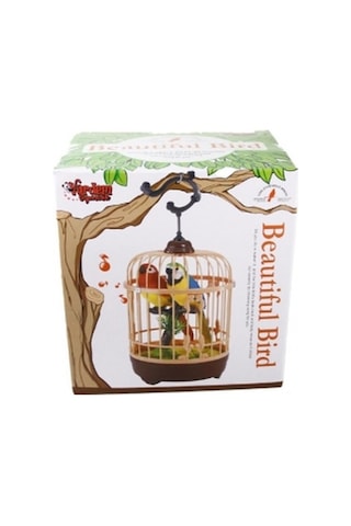 Vardem Kutulu Kafesli İkili Kuş