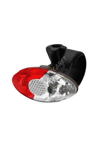 Hsgl Bisiklet Scooter Spor Ve Kask Icin Mavi Kırmızı Çakarlı Işık Mavi - Beyaz