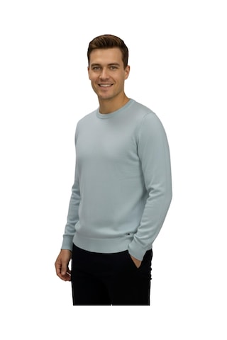 Raymons Erkek Spor Sıfır Yaka Regular Fit Kazak Bgl-st04953 Mint-yeşili