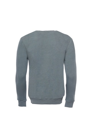 Wessi Haki Desensiz Bisiklet Yaka Sweatshirt Haki