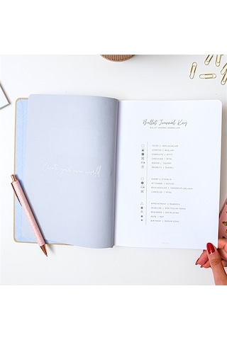 17x24 Keten Noktalı Bullet Journal Defter Koala