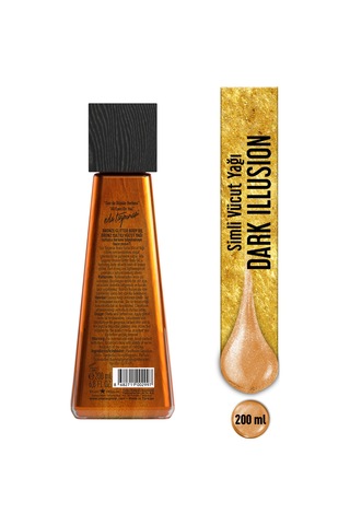 Eda Taşpınar Dark Illusion Bronz Işıltı Simli Vücut Yağı 200 ML