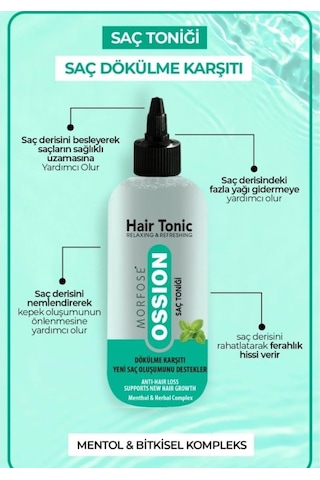 Morfose Ossion Dökülme Karşıtı Ferahlatıcı Bitkisel Saç Toniği 300ml