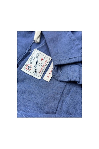 Levi's Keten Karışımlı Standart Fit Uzun Kol Erkek Gömlek Sh-43356 Derin Mavi