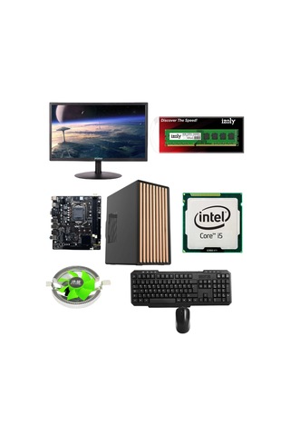 EFS EFSOFFICE0004-2 i5-2400 8 GB 256 GB SSD 20" Free Dos Masaüstü Bilgisayar