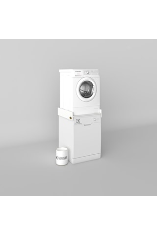 Kenzlife Çamaşır&bulaşık Makinesi Dolabı Lenyamdf Byz 015 80 70 % 100 Mdf Full Mdf Banyo Aparatı Arkalıksız Büyük Boy Xlarge Beyaz