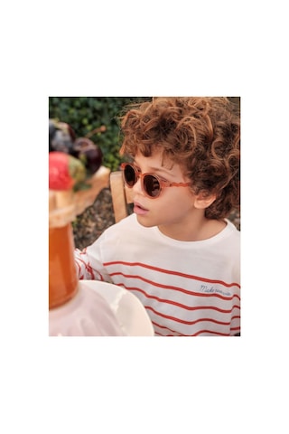 Olivio&co Classic Oval Çocuk Güneş Gözlüğü - Fig Pink Açık Gri
