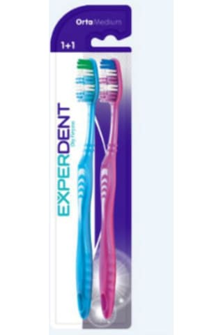 ExperDent 2'li Diş Fırçası Medium ExperDent 2'li Diş Fırçası Medium