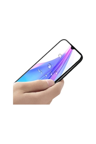 Xiaomi Redmi Note 8T 3D Full Kaplama Kırılmaz Cam Ekran Koruyucu Siyah (406524962)