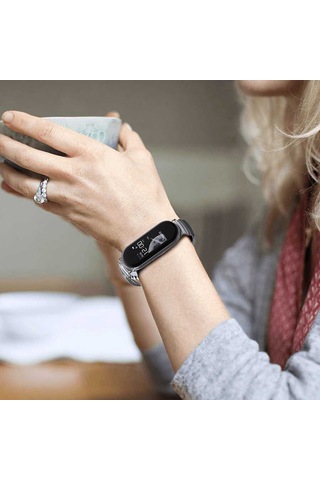 Lexroo Xiaomi Mi Band 6 Krd-27 Silikon Kordon - Yeşil