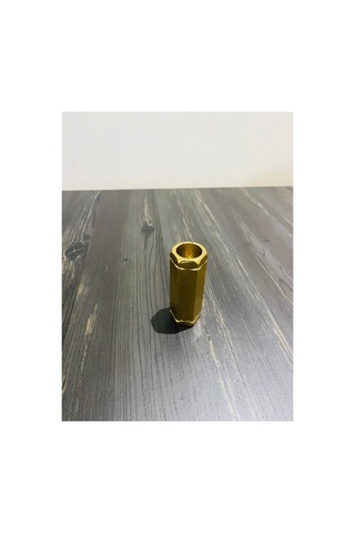 Masif Pirinç Mumluk Gold