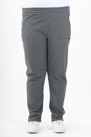 Maraton Sportswear Büyük Beden Erkek Düz Paça Basic Antrasit Melanj Eşofman Altı 22342-Antrasit Melanj