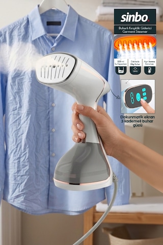 Ssı-6634 - Dikey Buharlı Kırışıklık Giderici - 1640w - Beyaz