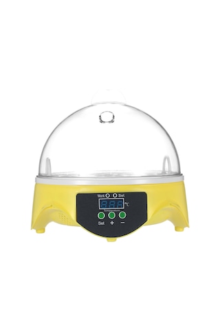 Vkemall Ev, Laboratuvar Ve Eğitim İçin 7 Yumurta Kapasiteli Otomatik Sıcaklık Kontrollü Minik Yumurta İncübasyon Cihazı Eu Plug