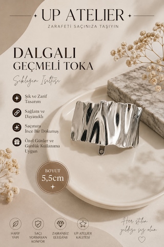 Trend Çelik Dalgalı Model Toka Gümüş