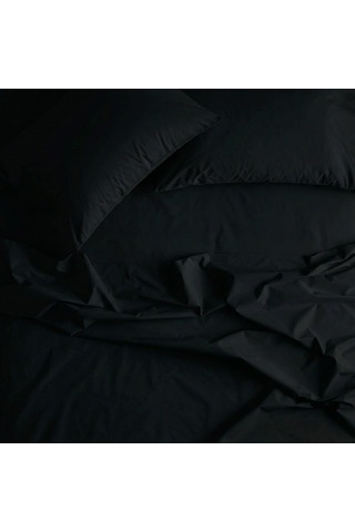 Prime Sleeks %100 Pamuk Yastık Kılıfı 2 Adet - Siyah - 50x70cm Siyah
