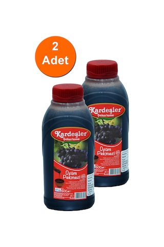 Kardeşler Şekerleme Üzüm Pekmezi Bidon 2 x 600 G