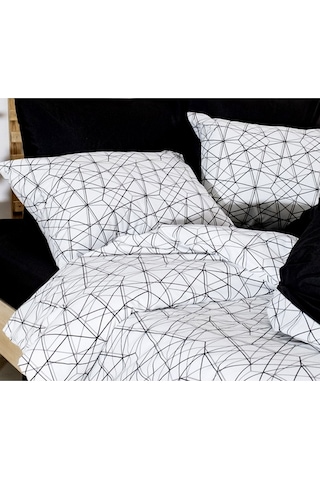 Caqqa Geometri Pamuk 2 Adet 50x70 Cm Yastık Kılıfı