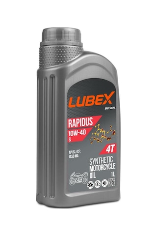 Lubex Rapidus S 10W-40 1 L 4 Zamanlı Motosiklet Yağı