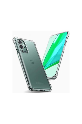 One Plus 9 Pro Kılıf Nitro Anti Shock Silikon - Renksiz Renksiz Renksiz