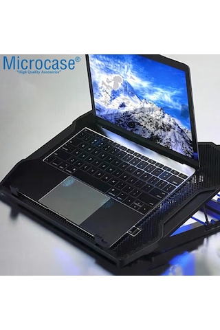 Yükseklik ve Hız Ayarlı Laptop Soğutucu Stand 4 Fanlı - AL3498