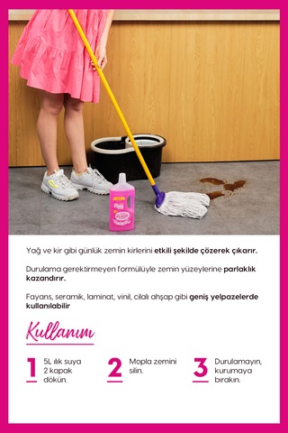 Mucizevi Çok Amaçlı Yüzey Temizleyici 1litre Tekli