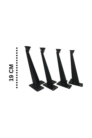 4 Adet Dekoratif Metal Tv Ünitesi-sehpa-mobilya Ayağı